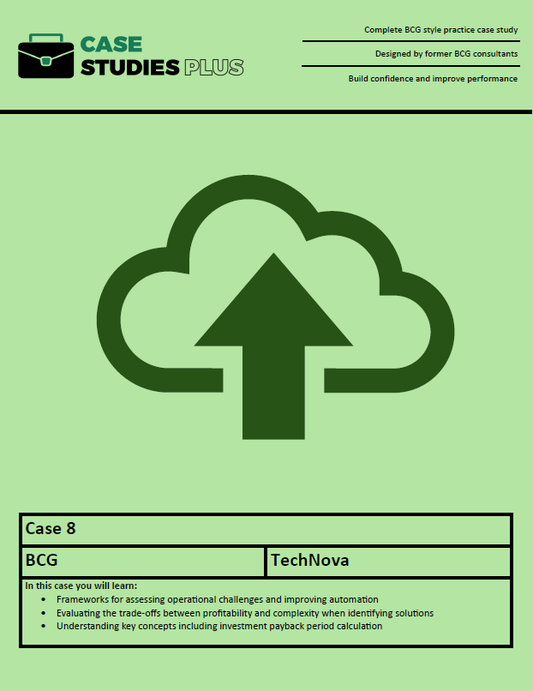 BCG Case 8 - TechNova (Operations)