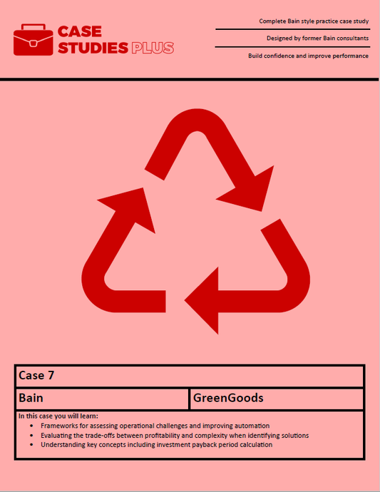 Bain Case 7 - Green Goods (Operations)