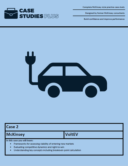 McKinsey Case 2 - VoltEV (Market Entry)