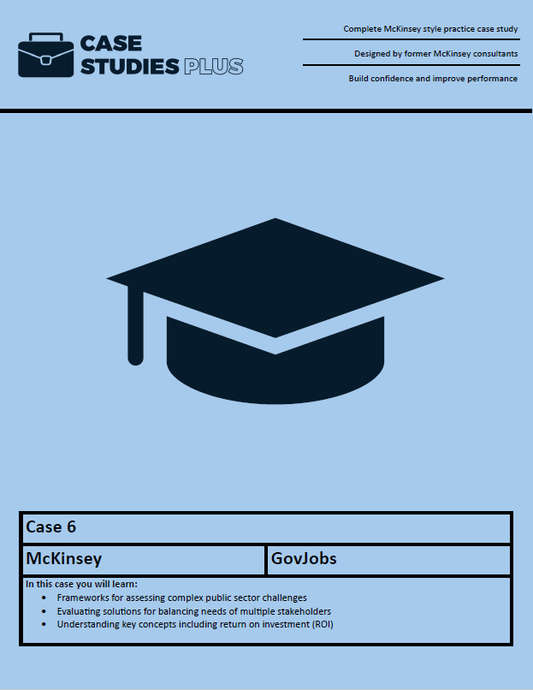 McKinsey Case 6 - GovJobs (Public Sector)